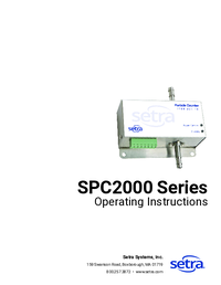 Thumbnail of document Manual - SPC 2000 Remote Airborne Particle Counter